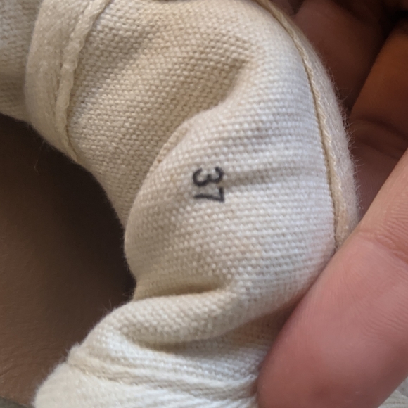 NWOT Lace striped espadrilles - Picture 4 of 5